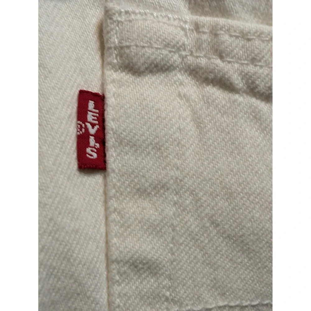 Levis‎ Denim Tears 501 DT White Straight Leg Jeans Mens W27 L30 A1592-0004